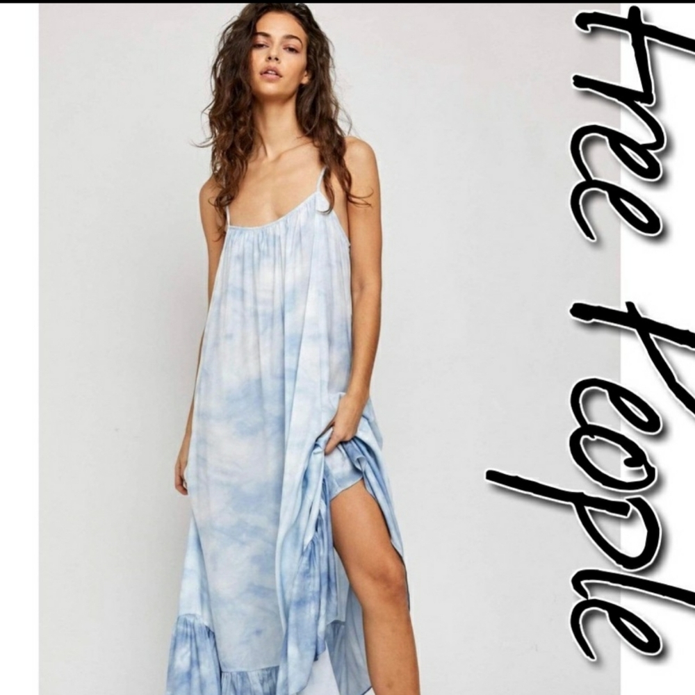 Free People Full On Maxi Slip Dress - L